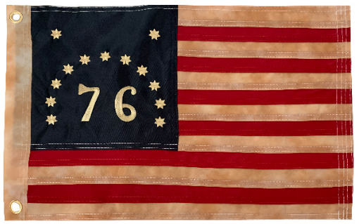Bennington Vintage 12"x18" Embroidered Flag ROUGH TEX® 420D