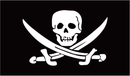 Calico Jack Pirate 2'x3' Flag ROUGH TEX® 100D