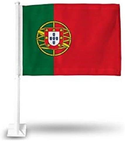 Portugal 12"x18" Car Flag Flag ROUGH TEX® 68D Single Sided