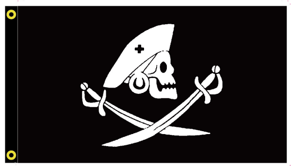 Pirate King Edward England 12"x18" Flag ROUGH TEX® 100D With Grommets