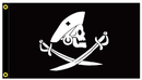 Pirate King Edward England 2'x3' Flag ROUGH TEX® 100D