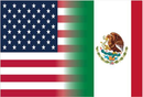 USA Mexico Fade 3'X5' Flag ROUGH TEX® 100D