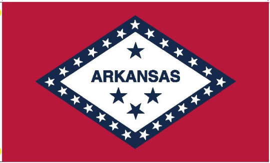 Arkansas 6'x10' Flag ROUGH TEX® 100D