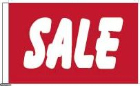 Sale Red 12"x18" Car Flag ROUGH TEX® Knit Double Sided