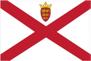 Jersey UK 3'X5' Flag ROUGH TEX® 100D