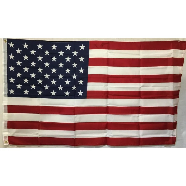 US Economic 3x5 USA American Flags Sale Expertly Printed U.S.A. Brass Grommets Lowest Prices