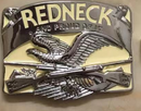 Redneck And Proud Of It Embossed Belt Buckles Bronze