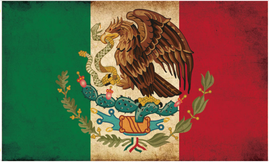 Mexican Vintage 3'X5' Flag ROUGH TEX® 100D