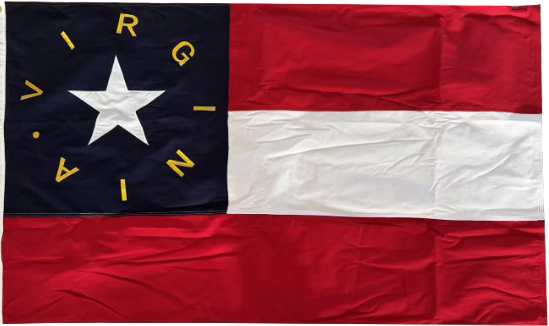 25th Virginia Infantry 3'x5' Embroidered Flag ROUGH TEX® Cotton