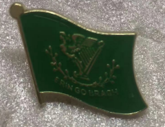 Irish Wavy Lapel Pin