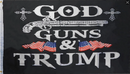 God Guns & Trump 3'X5' Flag ROUGH TEX® 68D