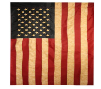 USA American Tea Stained 28"x40" Embroidered Flag ROUGH TEX® 420D