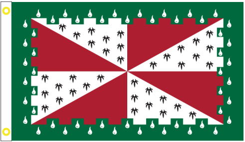 Loudon County Virginia 3'x5' Flag ROUGH TEX® 100D