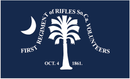 First Regiment South Carolina Volunteer 3'X5' Flag ROUGH TEX® 100D 1st SC Regt