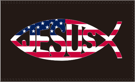 USA Vintage Jesus 3'X5' Flag ROUGH TEX® 100D