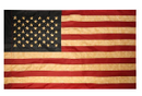 USA American Tea Stained 6'x10' Embroidered Flag ROUGH TEX® 420D