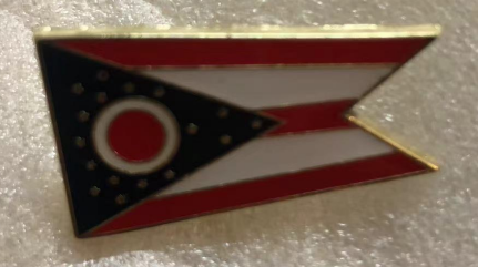 Ohio State Flag Lapel Pin