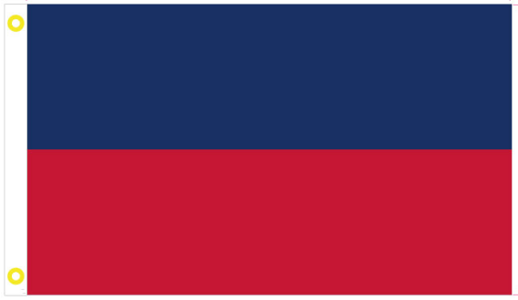 Haiti Civil 3'X5' Flag ROUGH TEX® 100D