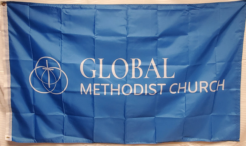 Global Methodist Church 5'x3' Embroidered Flag ROUGH TEX® 300D Oxford Nylon Banner