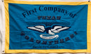 1st Texans Texas Regiment New Orleans 3'x5' Embroidered Flag ROUGH TEX® Cotton w Grommet and Rope