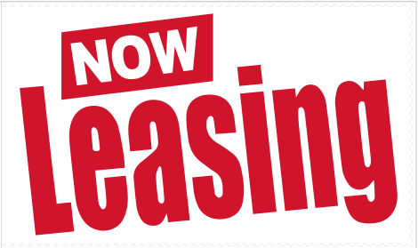 Now Leasing 3'x5' Flag ROUGH TEX® 100D