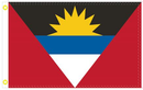 Antigua & Barbuda 3'x5' Flag ROUGH TEX® 100D