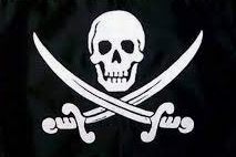 Jolly Roger Jack Rackham 3'x5' Embroidered Flag ROUGH TEX® Cotton