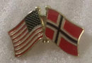 USA & Norway Friendship Lapel Pin