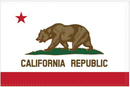 California 12"x18" Flag ROUGH TEX® 100D With Grommets