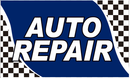 Auto Repair Blue Checkered 3'X5' Flag ROUGH TEX® 100D