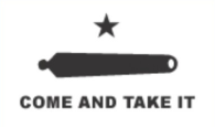 Gonzales Come and Take It 16"x24" Embroidered Flag ROUGH TEX® Cotton