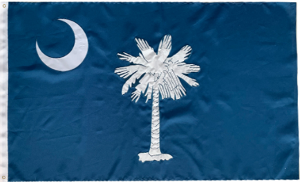 South Carolina Proposed 2023 5'x8' USA Government Specification Embroidered Flag ROUGH TEX® 600D with Color Gift Box