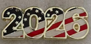2026 USA American Flag Lapel Pin