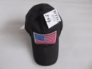 USA Patch Washed Black Embroidered Cap