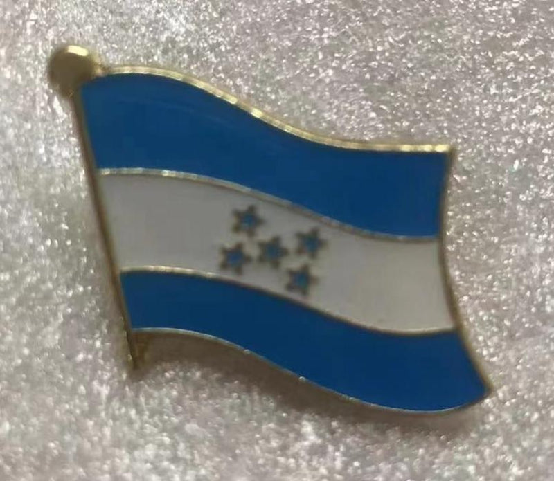 Honduras Wavy Lapel Pin