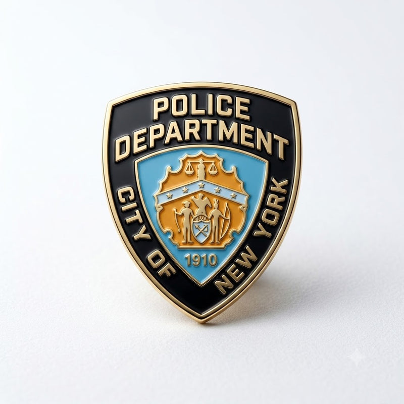 NYPD City of New York Police Department Shield Lapel Pin | FLAGS