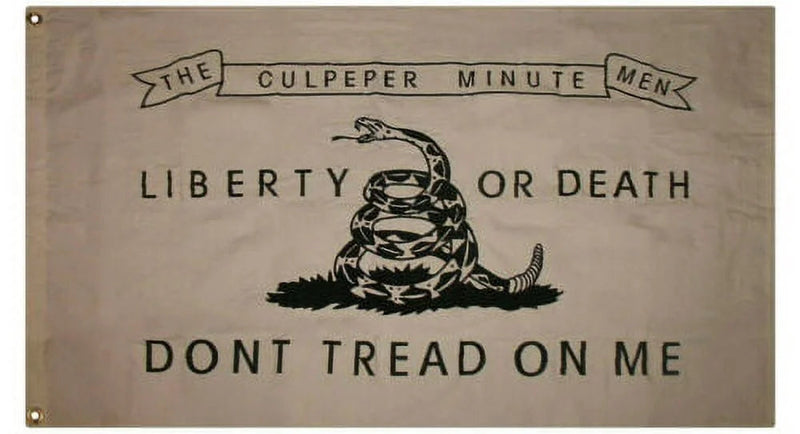 The Culpepper Minute Men 4'x6' Embroidered Flag ROUGH TEX® Cotton