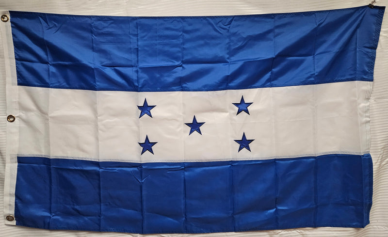 Honduras 3'x5' Embroidered Flag ROUGH TEX® 300D Oxford Nylon