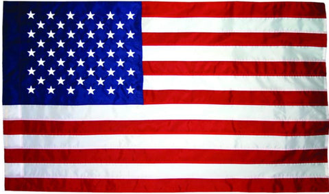 American House Flag 36x60 Inches Sleeved 100% Nylon USA Embroidered Stars