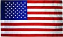 American House Flag 30x48 Inches Sleeved 100% Nylon USA Embroidered Flags