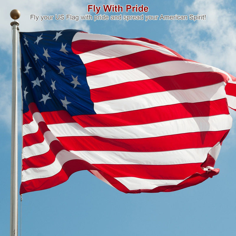 Four Pack 3x5 Feet USA American Flags Polyester Printed