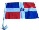 Dominican Republic 12"x18" Car Flag Flag ROUGH TEX® 68D Single Sided