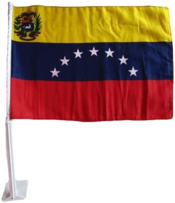 Venezuela 7 Stars 12"x18" Car Flag Flag ROUGH TEX® 68D Single Sided