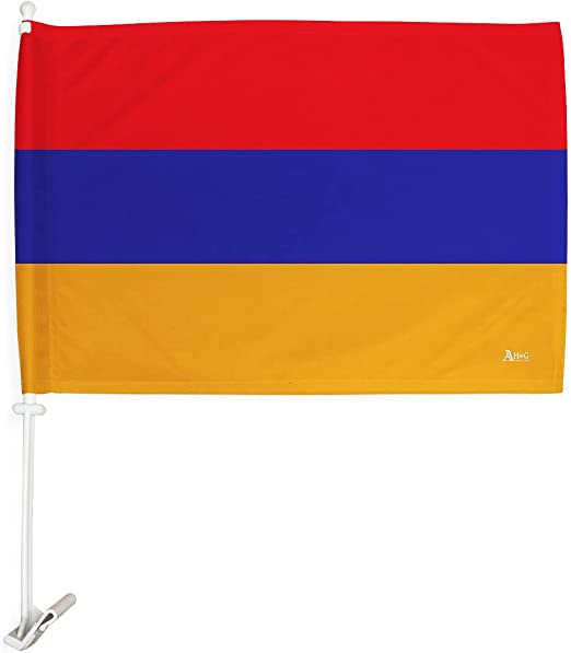 Armenia 12"x18" Car Flag Flag ROUGH TEX® Double Sided