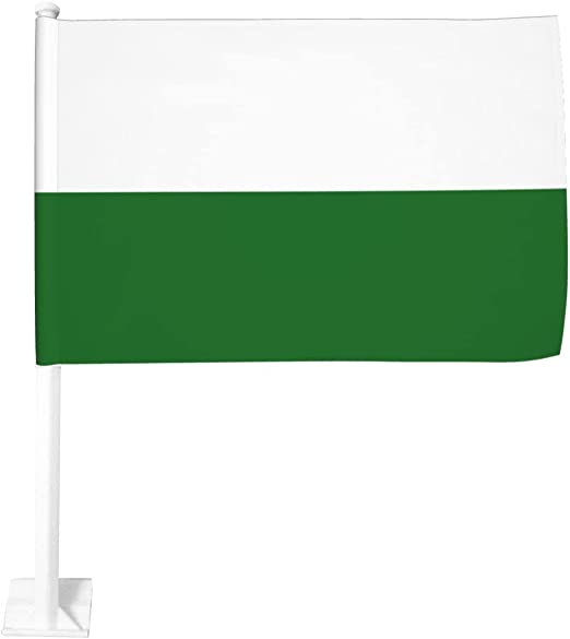 Saxony 12"x18" Car Flag Flag ROUGH TEX® 68D Single Sided