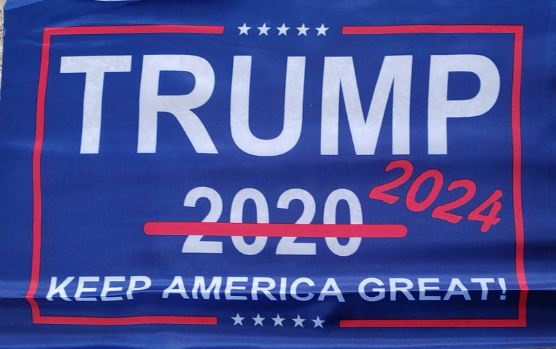 Trump 2020 2024 Keep America Great 12"x18" Flag ROUGH TEX® 68D