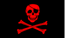 Pirate Bloody Skull Jolly Roger 12"x18" Flag ROUGH TEX® 100D With Grommets