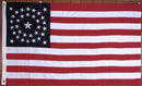 USA American 34 Stars 5'x8' Embroidered Flag ROUGH TEX® Cotton