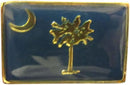 South Carolina Flag Cloisonne Lapel Pins SC