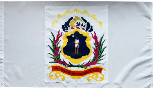 Massachusetts Regiment 3'x5' Embroidered Flag ROUGH TEX® 600D